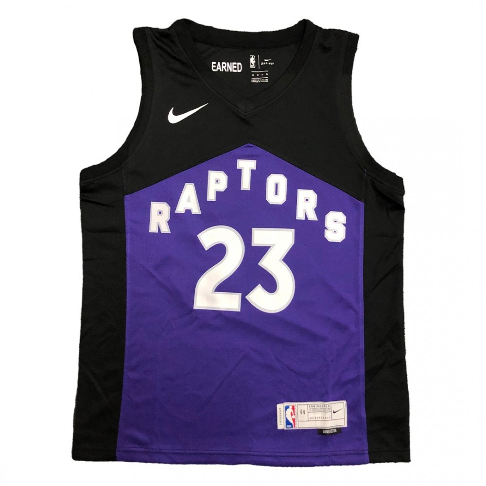 Men's Toronto Raptors Fred VanVleet #23 Black&Purple 2021 Swingman Jersey - Earned Edition-Pro Kit Vault | Brand New 26/27 Sports Jerseys